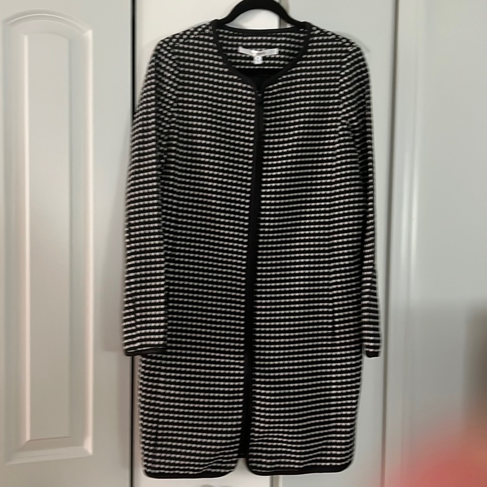 Studio M black and white coat
